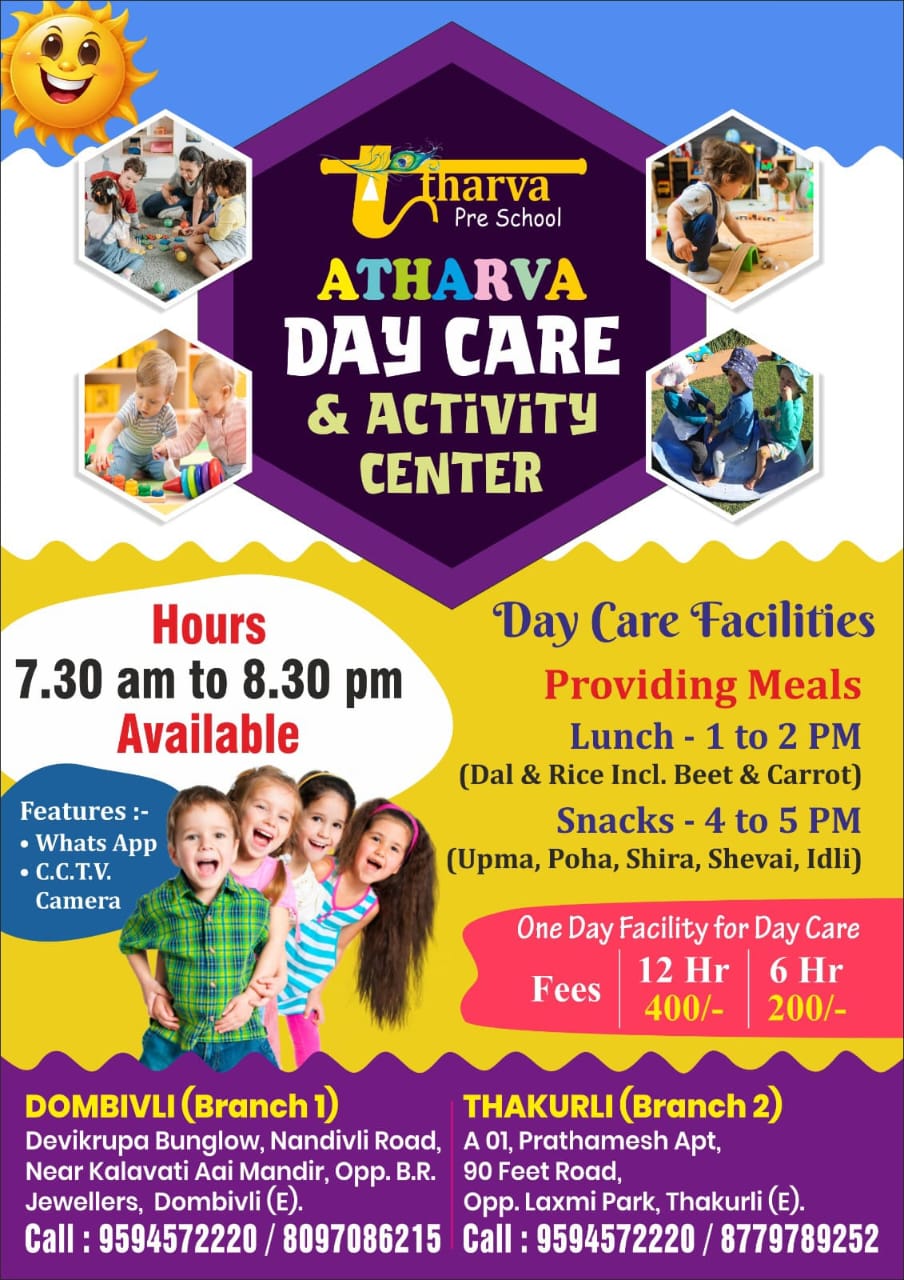 Best day care in Dombivali n Thakurli .See our facility n explore