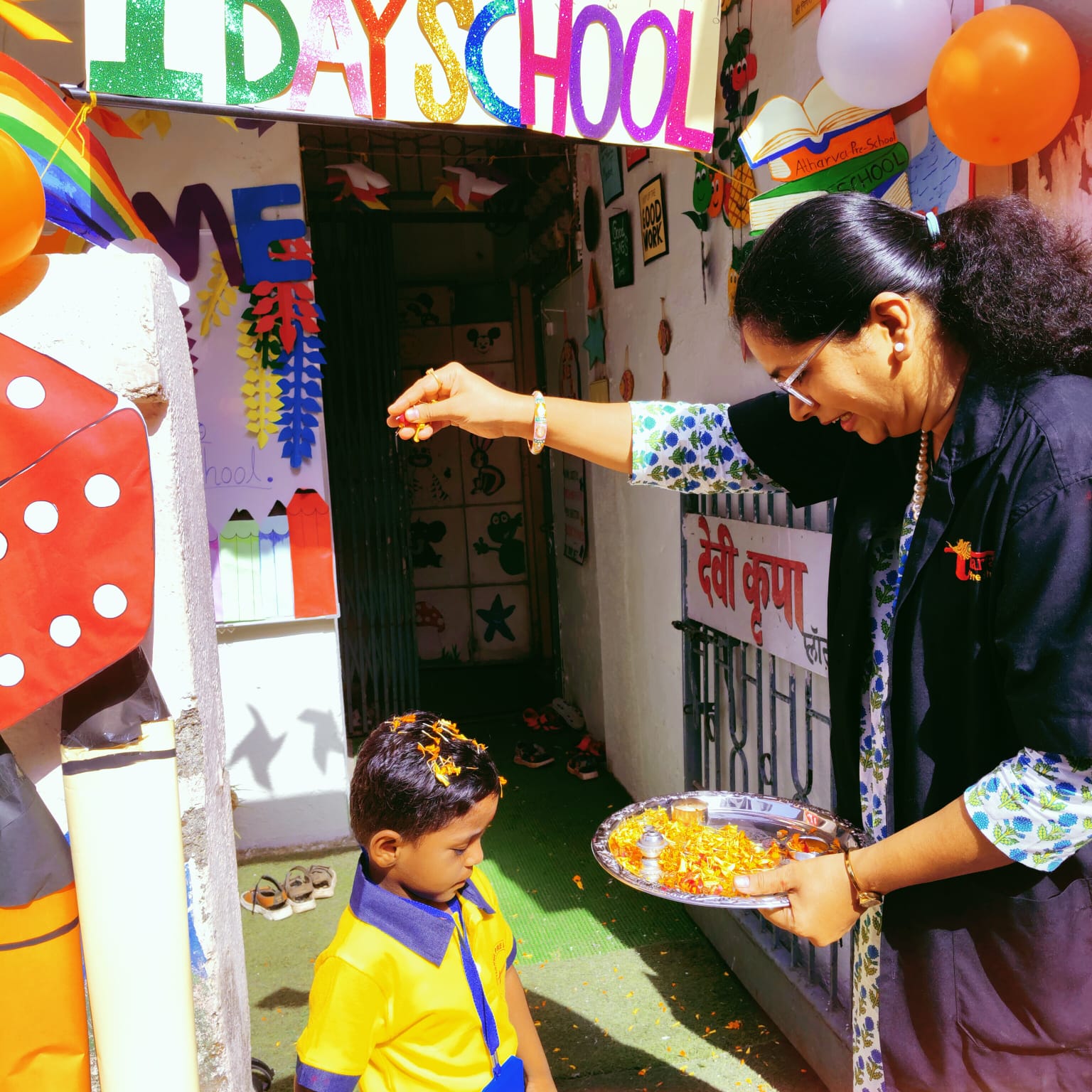 Top pre school in Dobmbivali n Thakurli ...First day of school