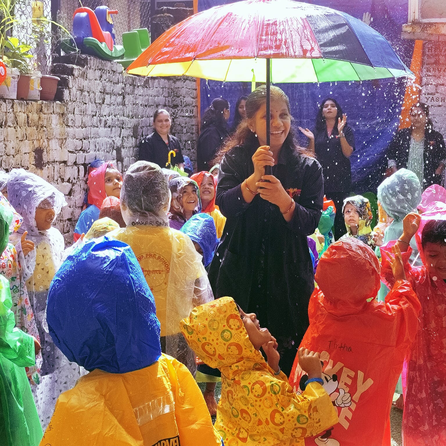 Rainy day celebration
